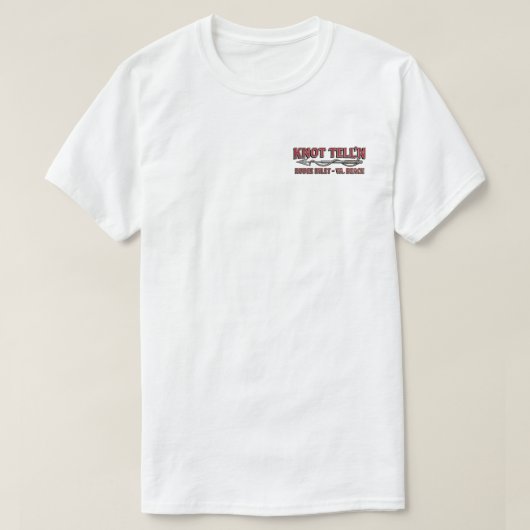 Knot Telln Charters Rip Art Logo T-shirt (Design voorkant)