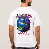 Knot Telln Charters Rip Art Logo T-shirt (Achterkant)