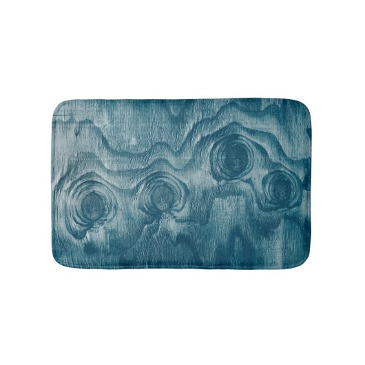 Knot Texture Cool Painted Wood Grain Knot Badmat (Voorkant)