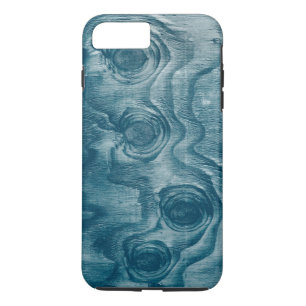 Knot Texture Cool Painted Wood Grain Knot iPhone 8/7 Plus Hoesje