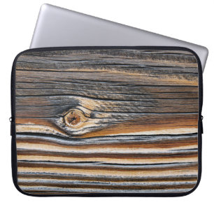 Knot Texture Cool Wood Grain Knot Laptop Sleeve