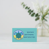 Knot Turtle Business Card-template Visitekaartje (Staand voorkant)