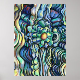 Knoted Flower Poster