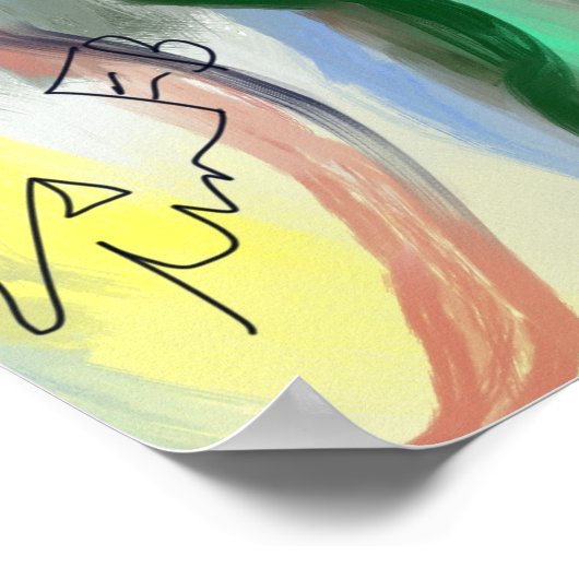 Knoted Flower Poster (Hoek)