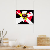 "Knoted World" - Fine Art Print Black (Keuken)