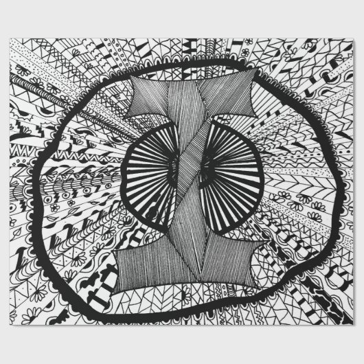 Knots of Silence Wrap Cadeaupapier (Vlak)