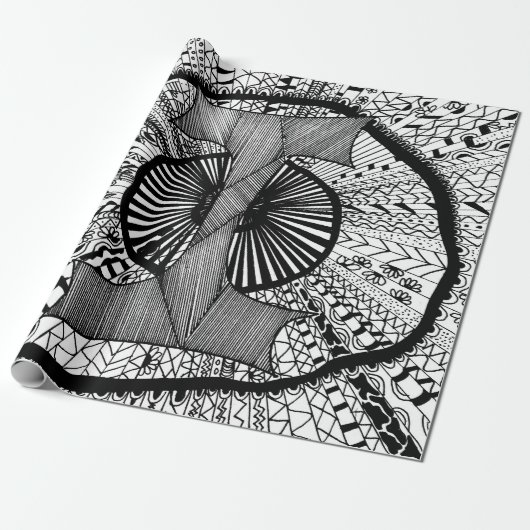 Knots of Silence Wrap Cadeaupapier (Uitgerold)