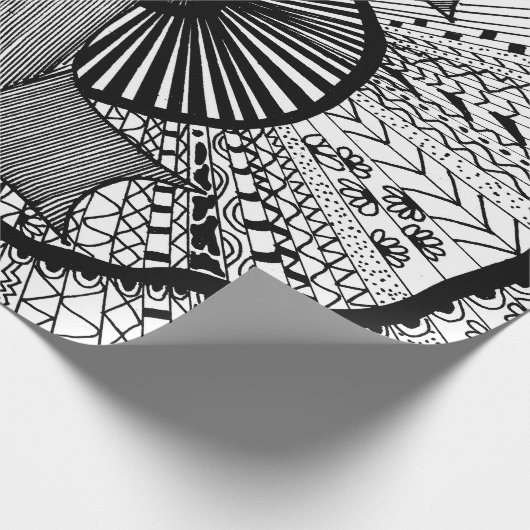 Knots of Silence Wrap Cadeaupapier (Hoek)