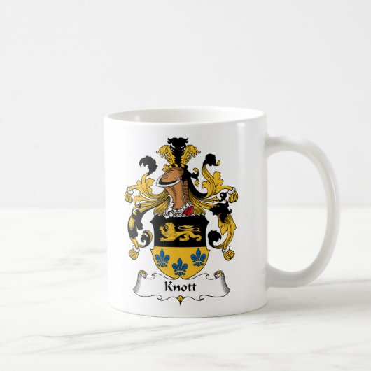 Knott Family Crest Koffiemok (Rechts)