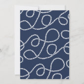 Knotted Heart Save the Date Kaart (Achterkant)