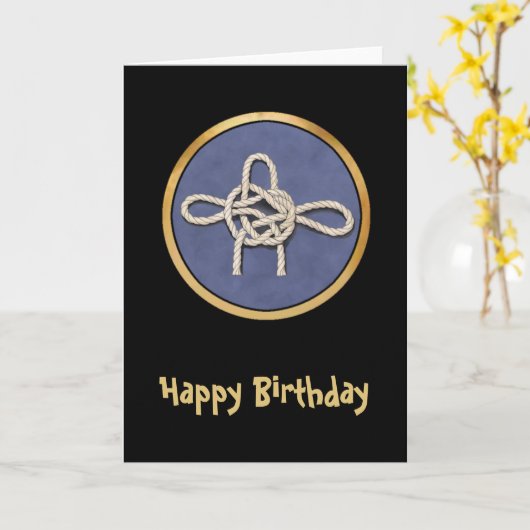 Knotten van zeelieden kaart (Gele Bloem)