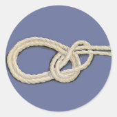 Knotten van zeelieden ronde sticker (Voorkant)