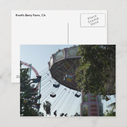 Knott's Berry Boerderij Briefkaart (Voorkant / Achterkant)