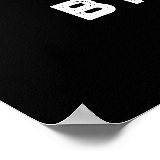 Knotty by Natuur Funny Pretzel Pun Dark BG Poster (Hoek)