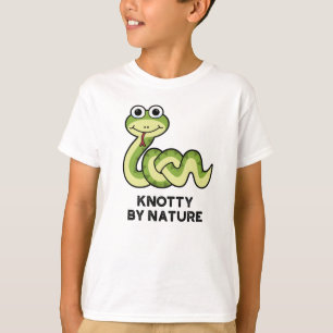Knotty by Natuur Funny Snake Pun T-shirt