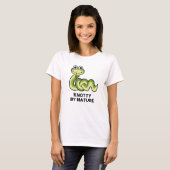 Knotty by Natuur Funny Snake Pun T-shirt (Voorkant volledig)