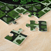 Knotty Celtic Knot Irish Dragon Jigzaag Puzzle Legpuzzel (Zijkant)