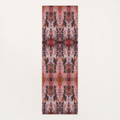 Knotty Cement Ikat Sangria Yogamat (Achterkant)