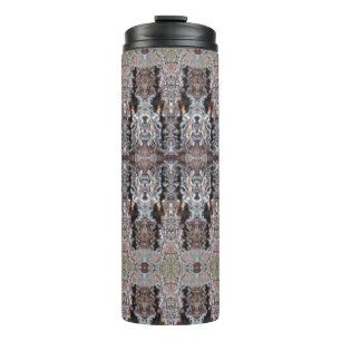 Knotty Cement Ikat Thermosbeker