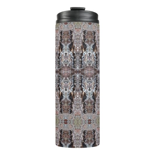 Knotty Cement Ikat Thermosbeker (Voorkant)