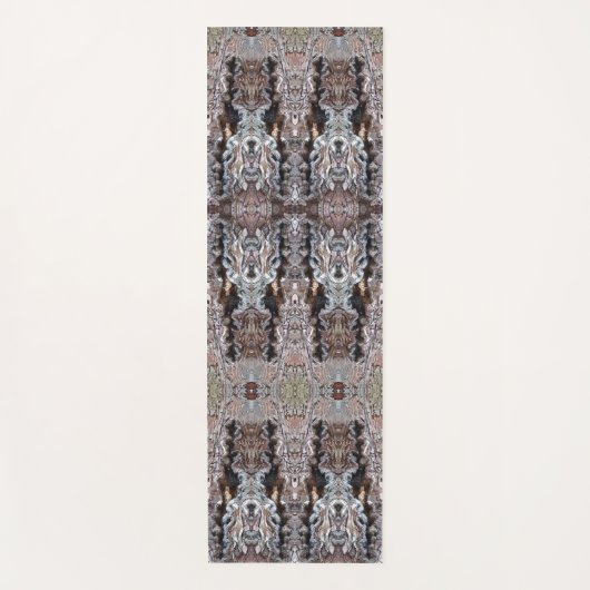 Knotty Cement Ikat Yogamat (Voorkant)