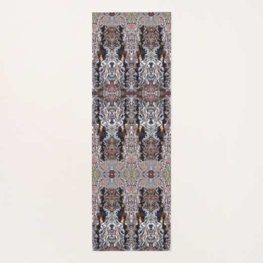 Knotty Cement Ikat Yogamat (Achterkant)