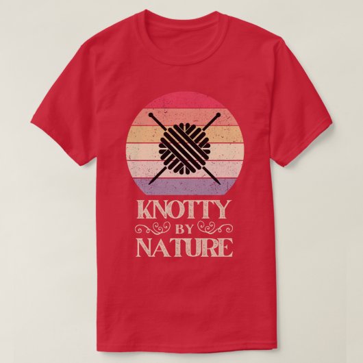 Knotty door Natuur T-shirt (Design voorkant)