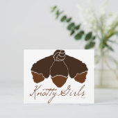 Knotty Girls Briefkaart (Staand voorkant)