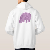 Knotty Hippo - back Hoodie (Achterkant)