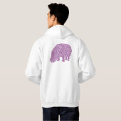 Knotty Hippo - back Hoodie (Achterkant volledig)