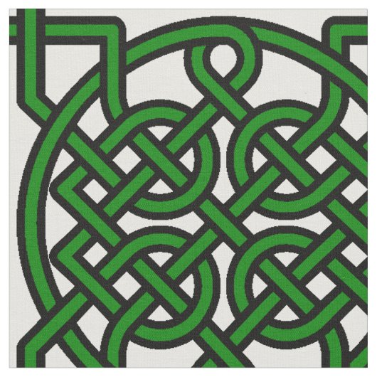 Knotty Kelly Green Stof (Close Up)
