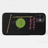 Knotty Knitter Funny Case-Mate iPhone Case (Achterkant (horizontaal))