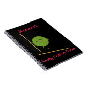 Knotty Knitting Notes Funny Personalized notebook Notitieboek (Rechterzijde)