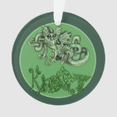 Knotty lil Dragon!Celtic Knot Ornament (voorkant)