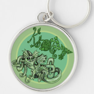 Knotty lil Dragon~Celtic knot sleutelhanger