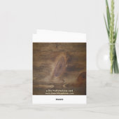 Knotty Notes Bruin Rustiek Hout Stationery Notitiekaartje (Achterkant)