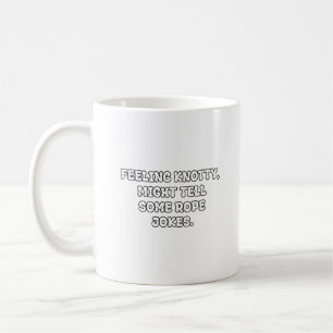 Knotty Touw Grapjes Vader Punt Typografie Koffiemok