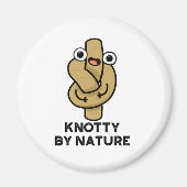 Knotty van Natuur Funny Knot Pun Magneet (Voorkant)
