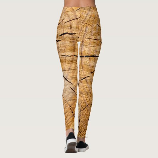 Knotty Wood Slice of Life Leggings (Achterkant)