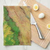 Knotwilgen van Vincent van Gogh Theedoek (Quarter Fold)