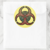 Knotwork Biohazard Stickers (Tas)