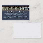 Knotwork Border Visitekaartjes, Style D Visitekaartje (Voorkant / Achterkant)