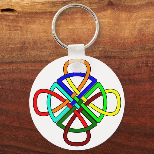 Knotwork Cross-Sleutelhanger Sleutelhanger (Voorkant)