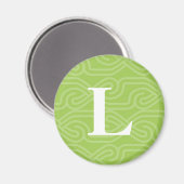  Knotwork-monogram - letter L Magneet (Voorkant / Achterkant)
