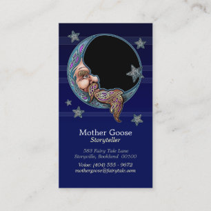 Knotwork Moon Man Visitekaartjes