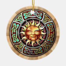 Knotwork Sun Pendant/Ornament