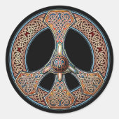 Knotwork Vredesbord Stickers (Voorkant)