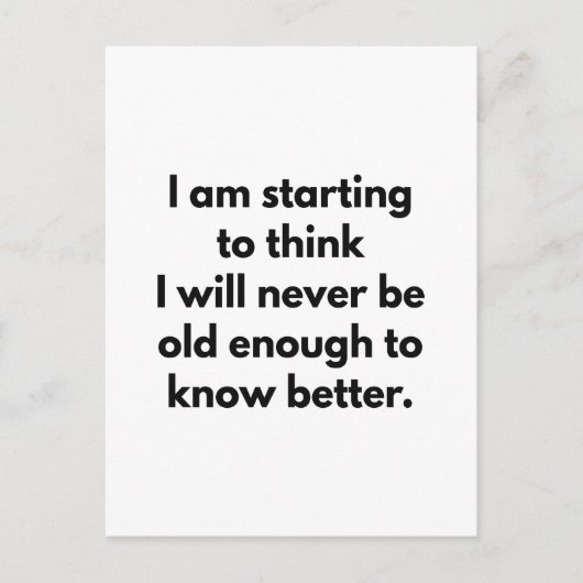 Know Better Briefkaart (Voorkant)