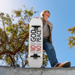 Know God Know Peace Persoonlijk Skateboard