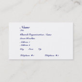 Know Him Know Love Visitekaartje (Achterkant)